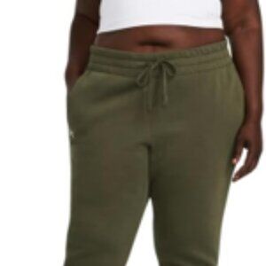 Under Armour Rival Fleece Joggers, Olive Green Zie 3X